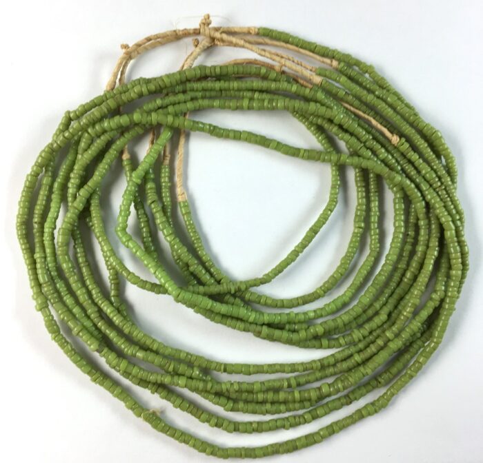 Lime Green Small Glass Beads - Image 2