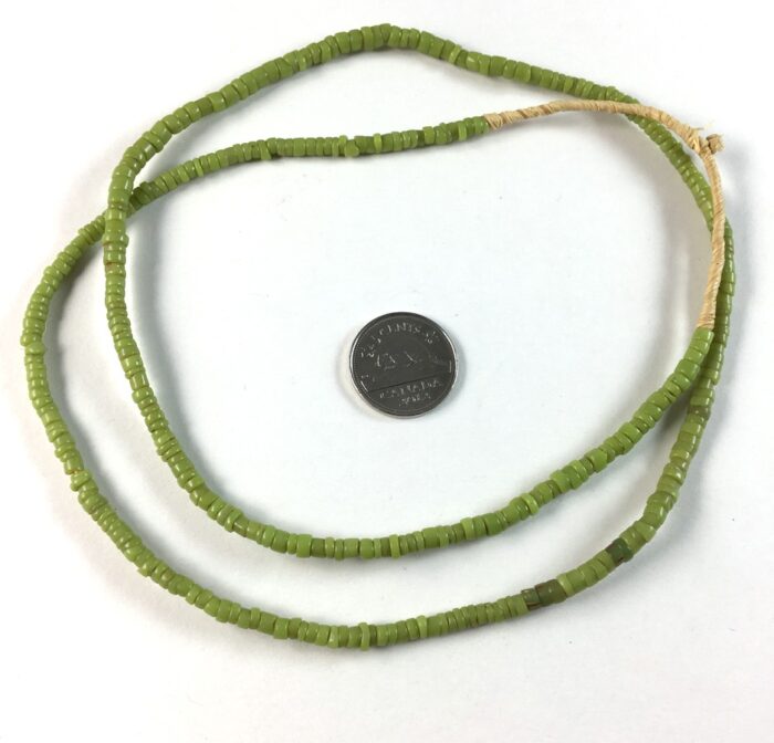 Lime Green Small Glass Beads - Image 3