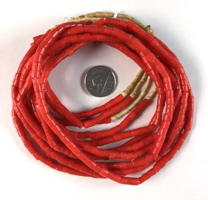 Small Red Glass Beads (a)