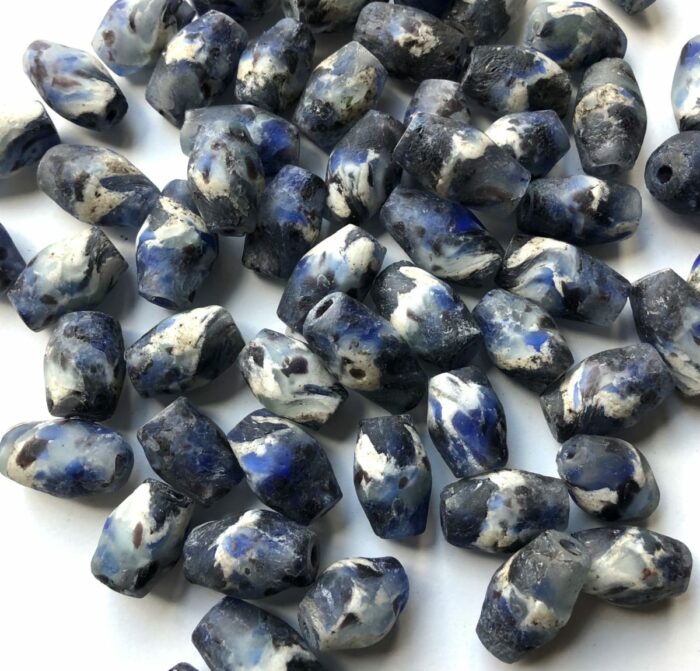 Blue Glass with Crushed Stone - Image 3