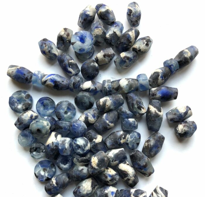 Blue Glass with Crushed Stone - Image 8