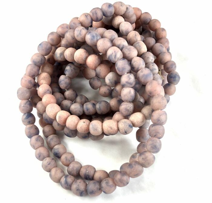 Fused Pink Recycled Glass