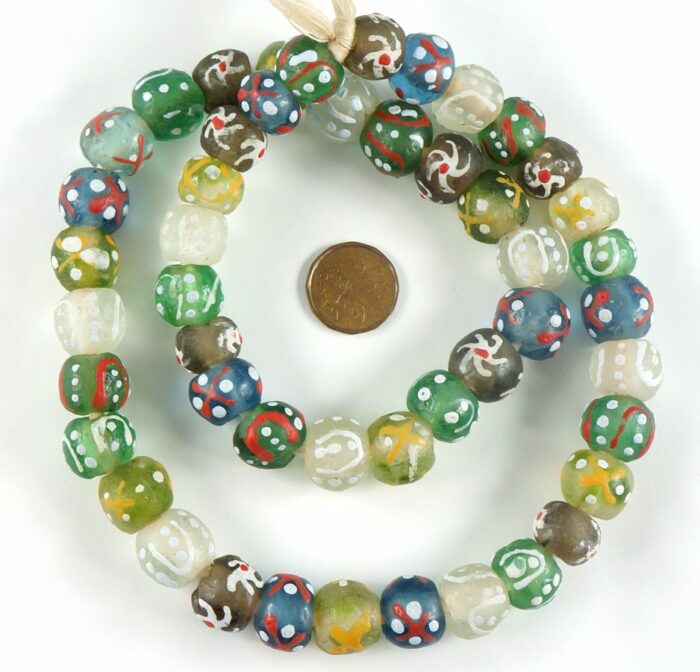 Handpainted Recycled Glass - Image 5