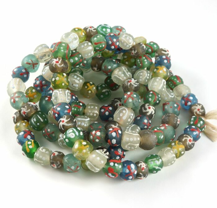 Handpainted Recycled Glass