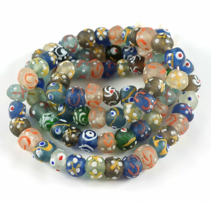 Handpainted Recycled Glass