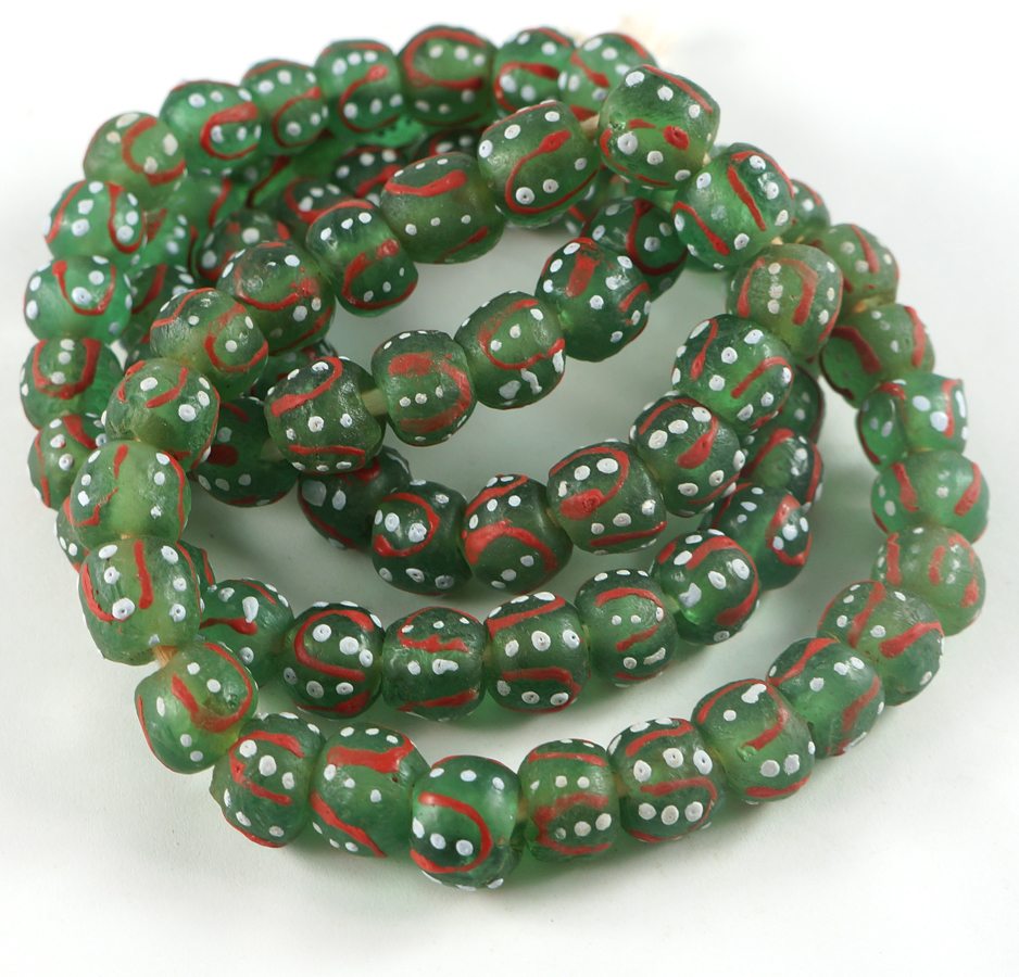 Handpainted Recycled Glass