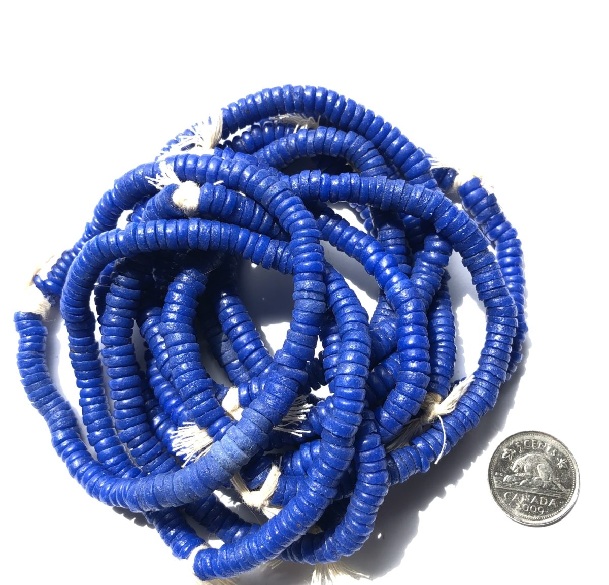 Tiny Disk Sandcast Beads - Image 3