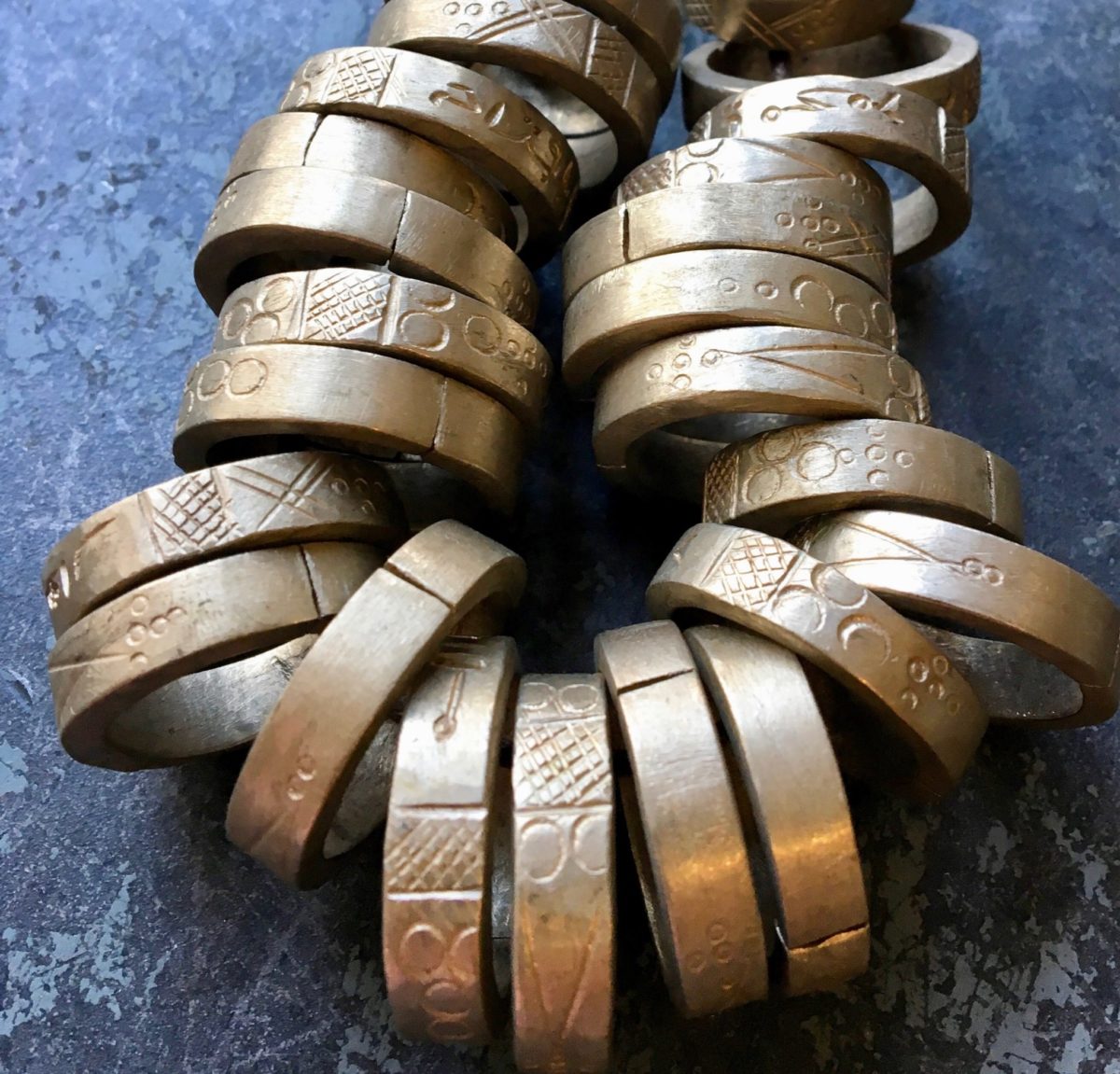 Engraved Silver Ring