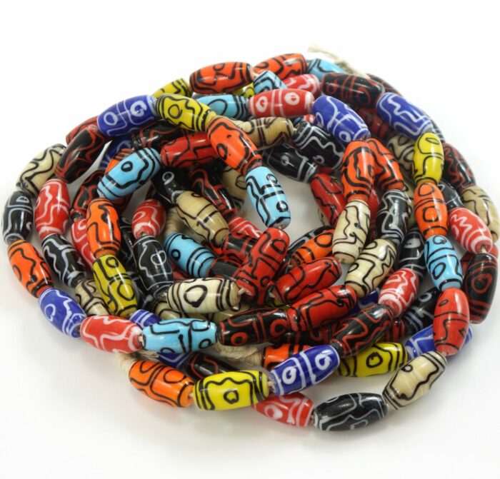 Large Indian Glass Beads - Image 2