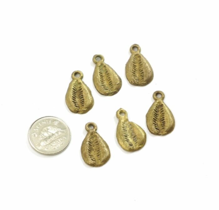 Brass Pear Charm - Image 2