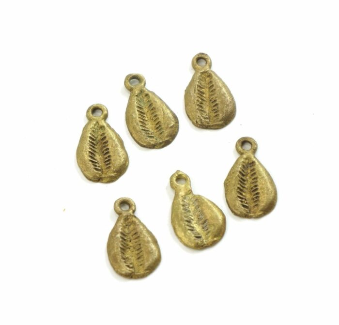 Brass Pear Charm