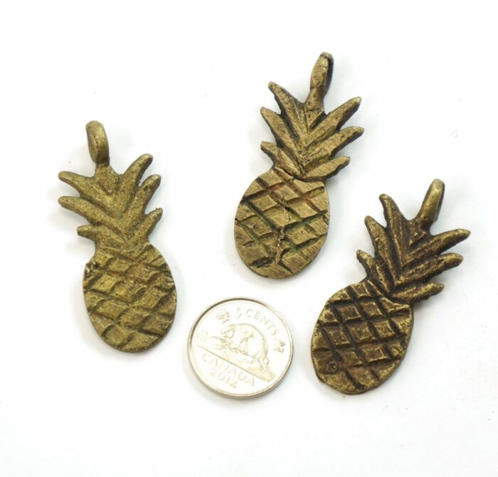 Brass Pineapple Pendant - Image 2