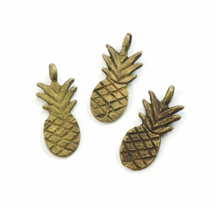 Brass Pineapple Pendant