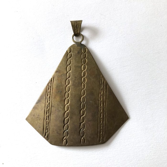 African Brass Penddant