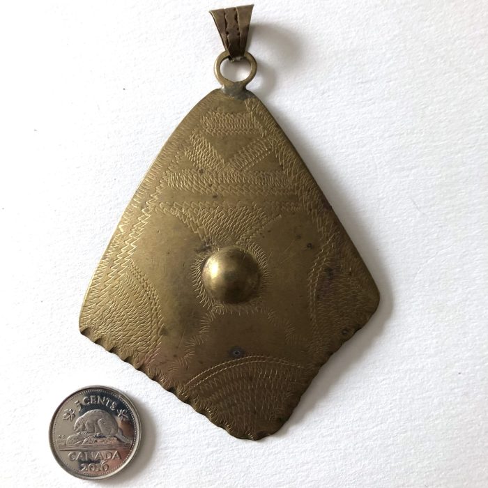 African Brass Penddant