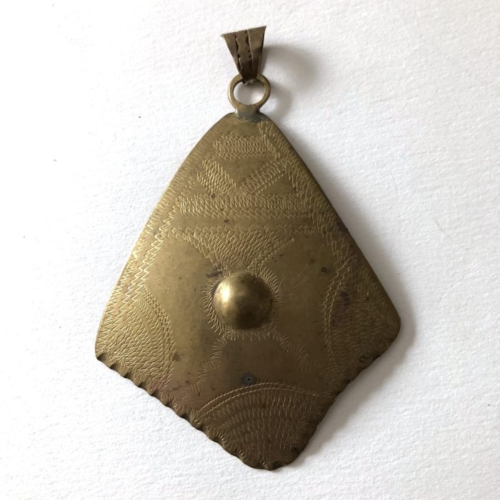 African Brass Penddant