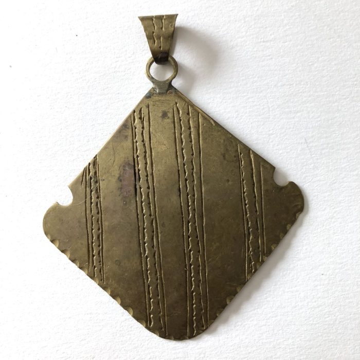African Brass Penddant