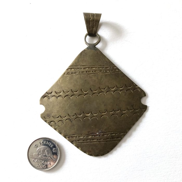 African Brass Penddant