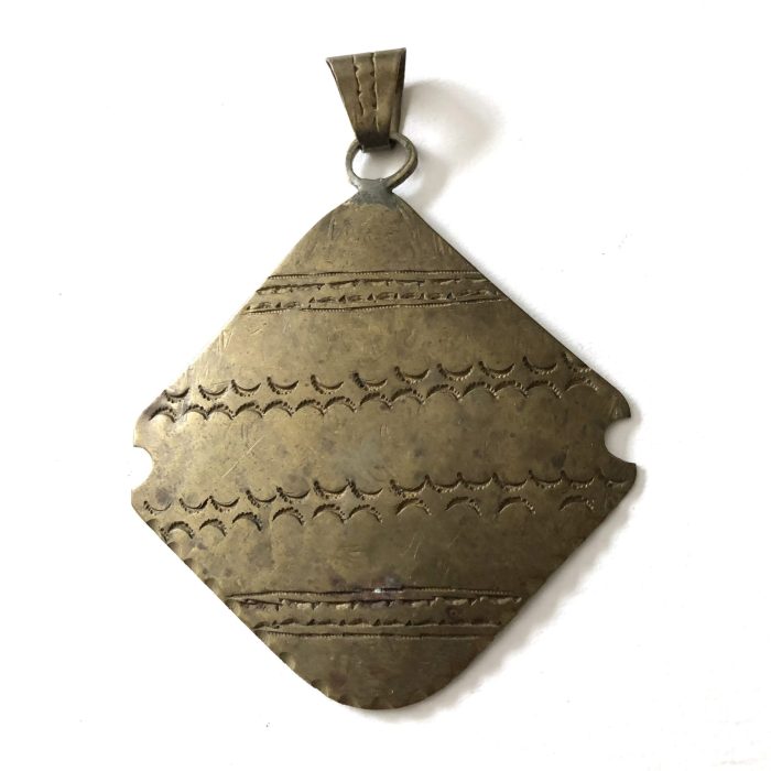 African Brass Penddant
