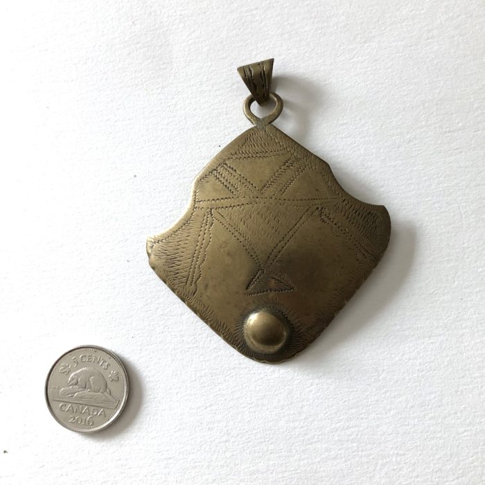 African Brass Penddant