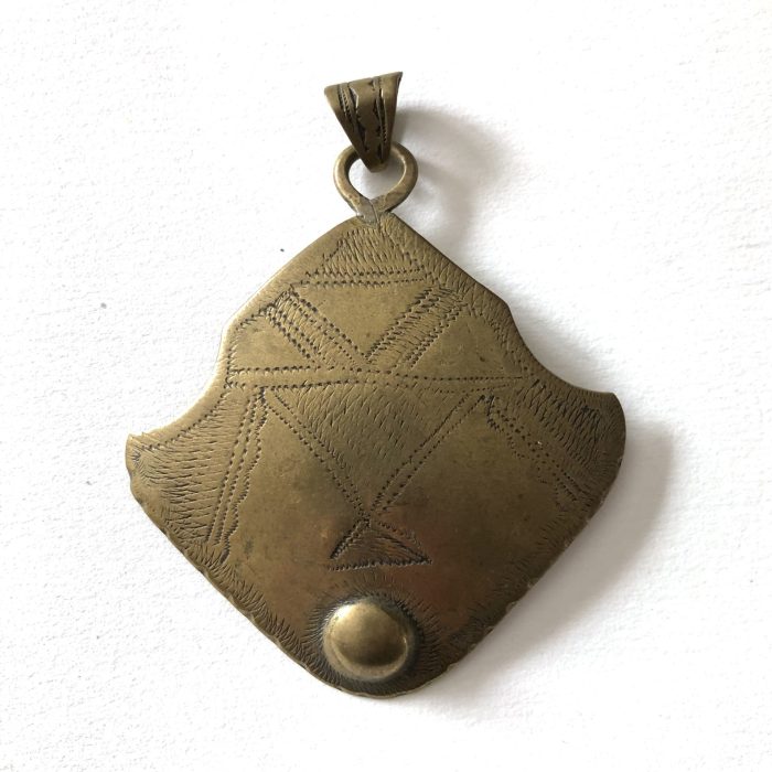 African Brass Penddant