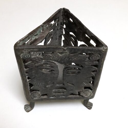 Lost Wax Metal Candle Holder