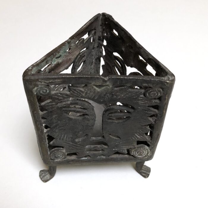 Lost Wax Metal Candle Holder