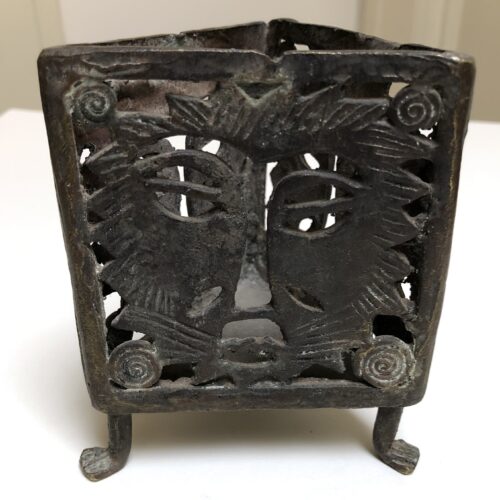 Lost Wax Metal Candle Holder