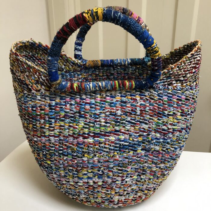 G-lish Recycled Fabric and Plastic Basket