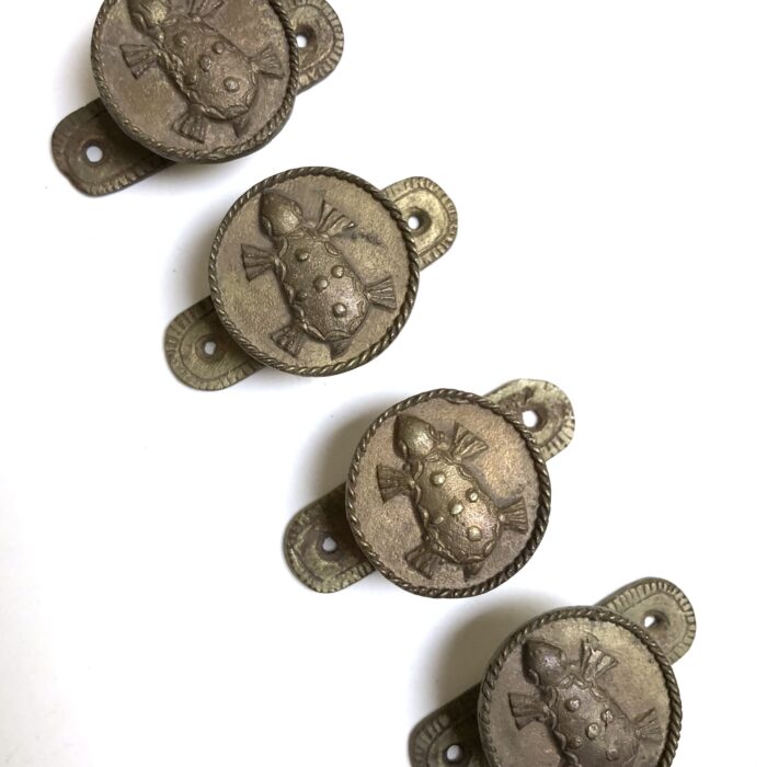 Lost Wax Brass Turtle Handles