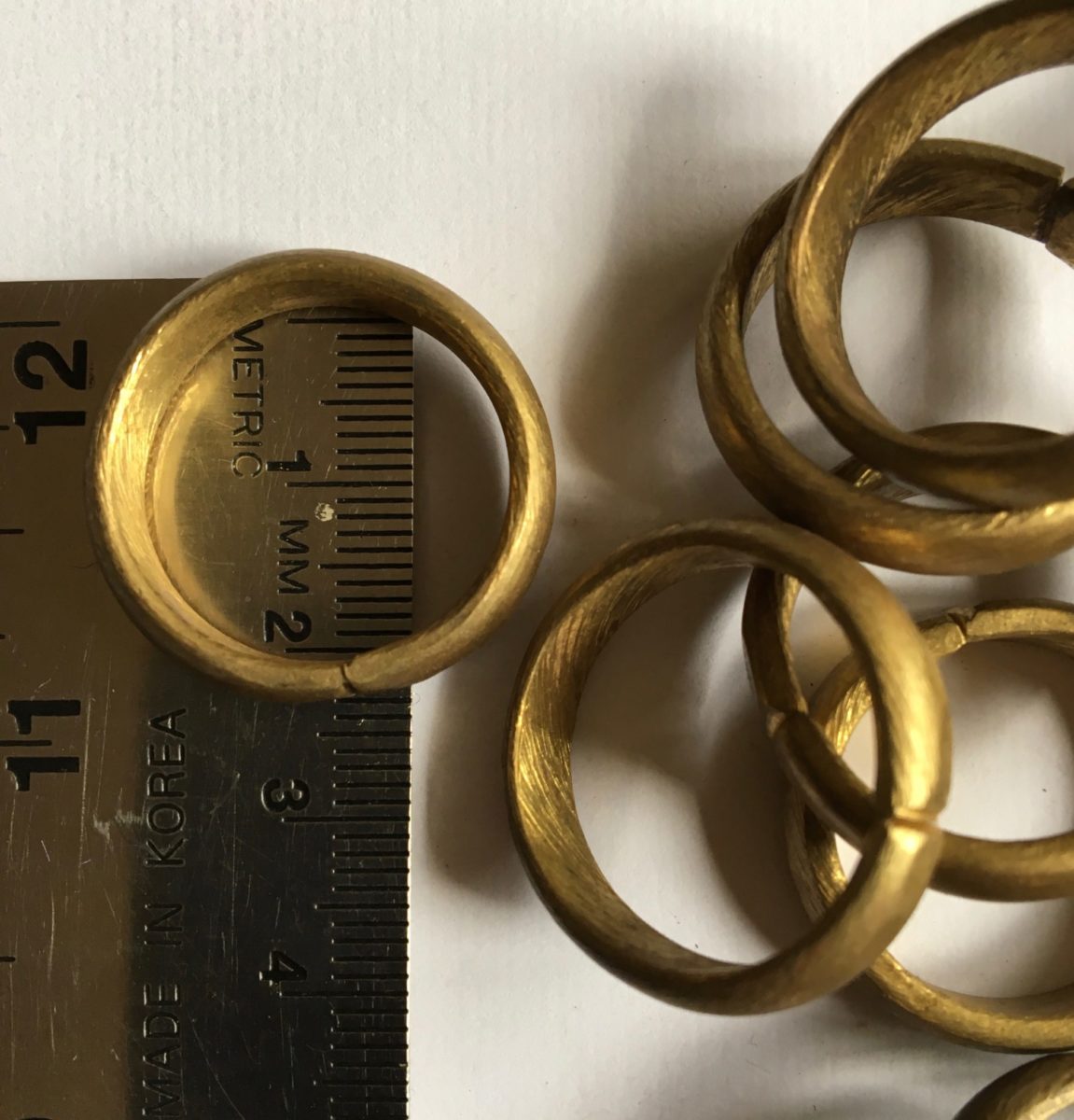 Plain Brass Ring - Image 2
