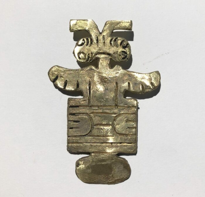 Brass Figure Pendant - Image 2