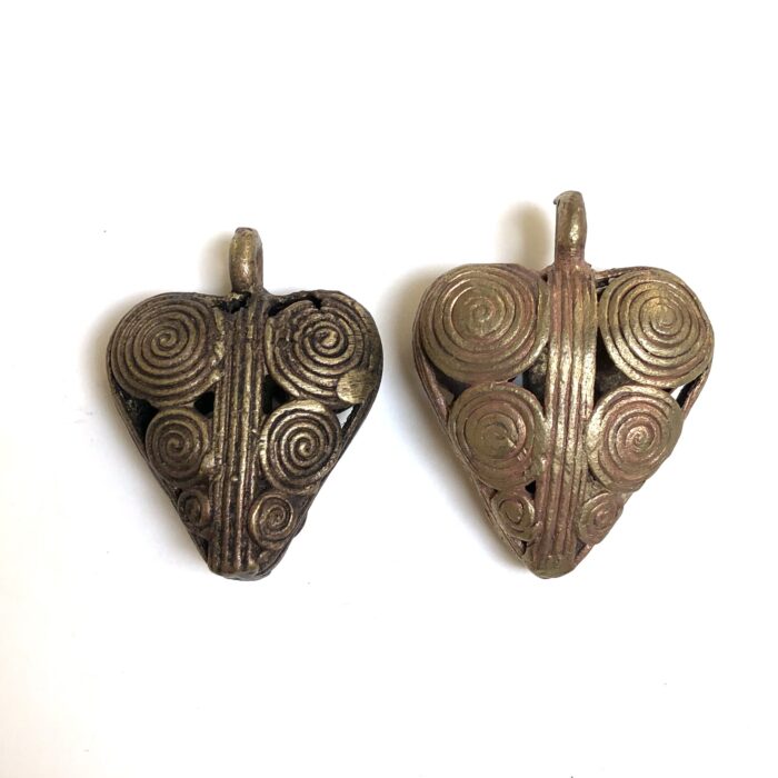 Brass Heart Pendant