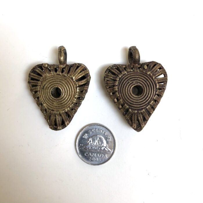 Brass Heart Pendant