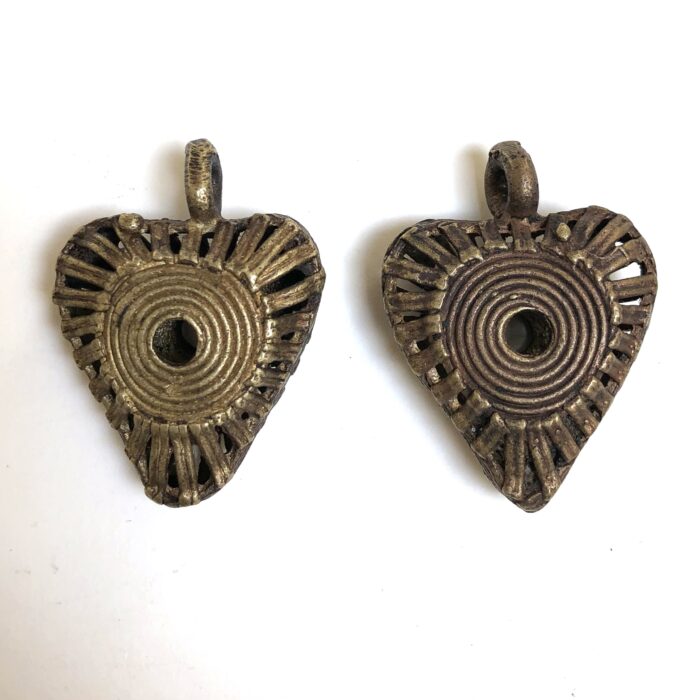 Brass Heart Pendant