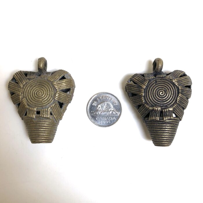 Brass Heart Pendant
