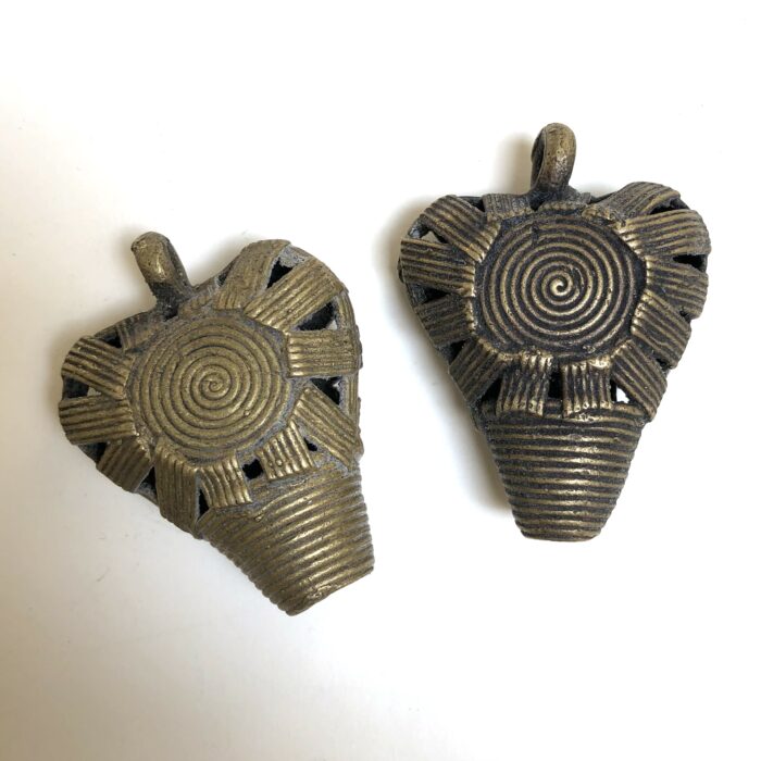 Brass Heart Pendant