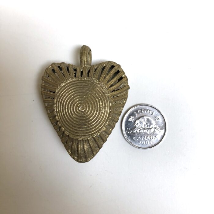 Brass Heart Pendant