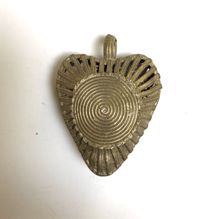 Brass Heart Pendant