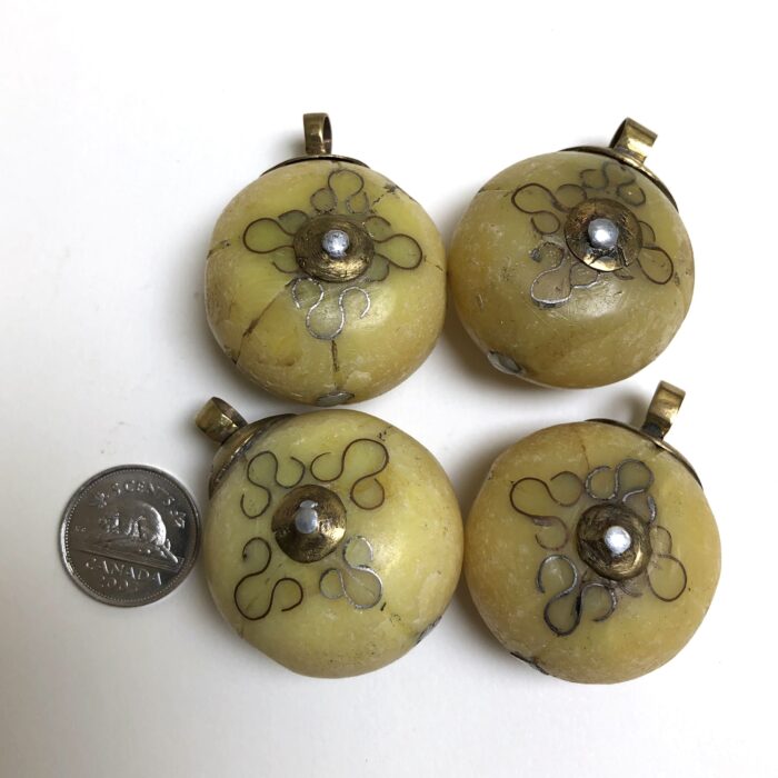 African Amber Pendant