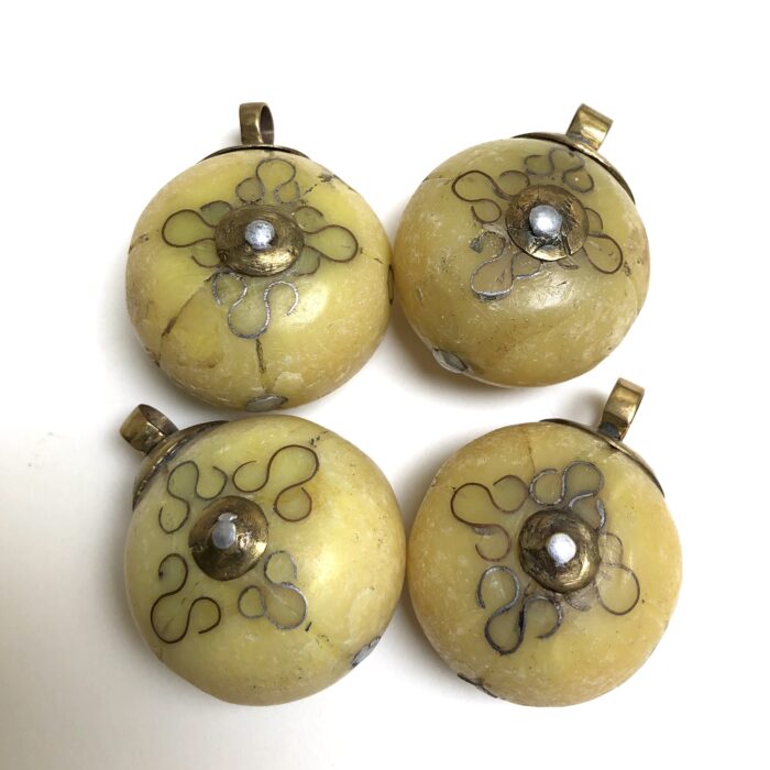 African Amber Pendant