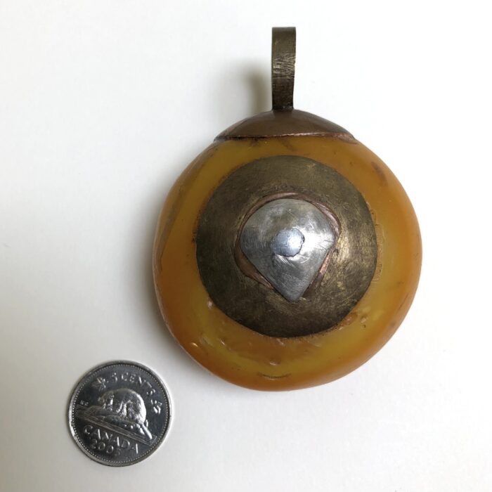 African Amber Pendant