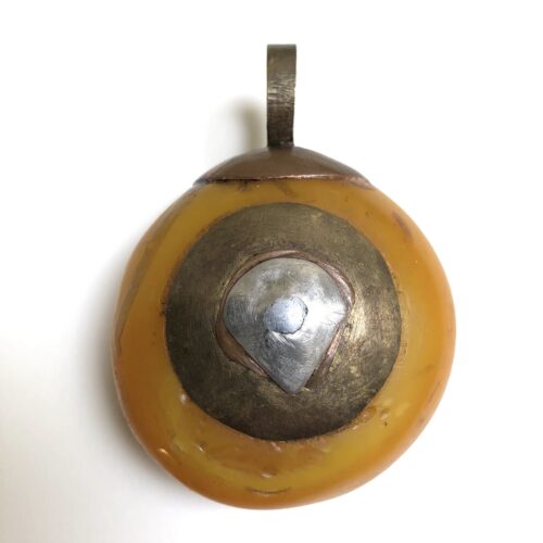 African Amber Pendant