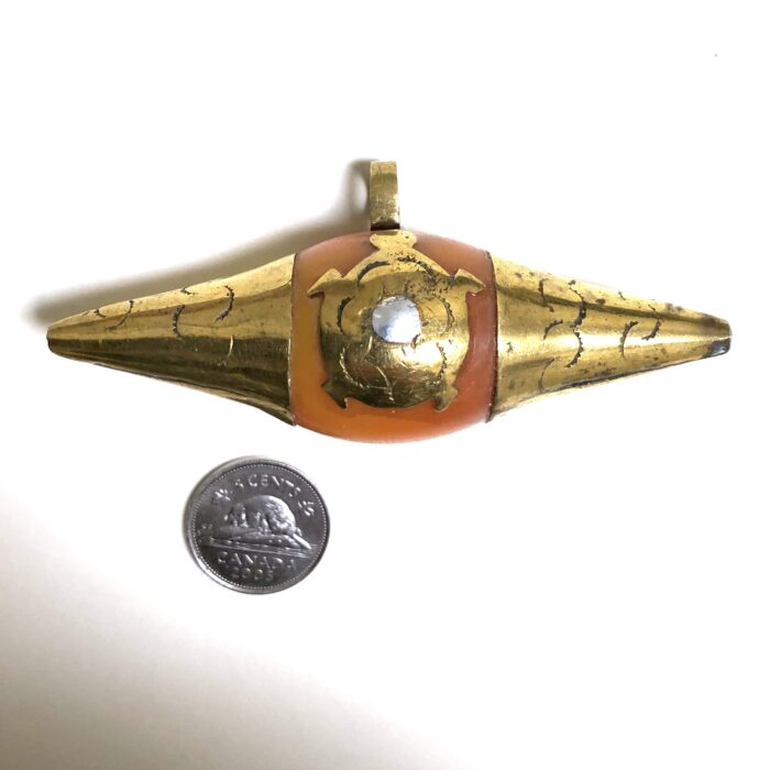 African Amber Pendant