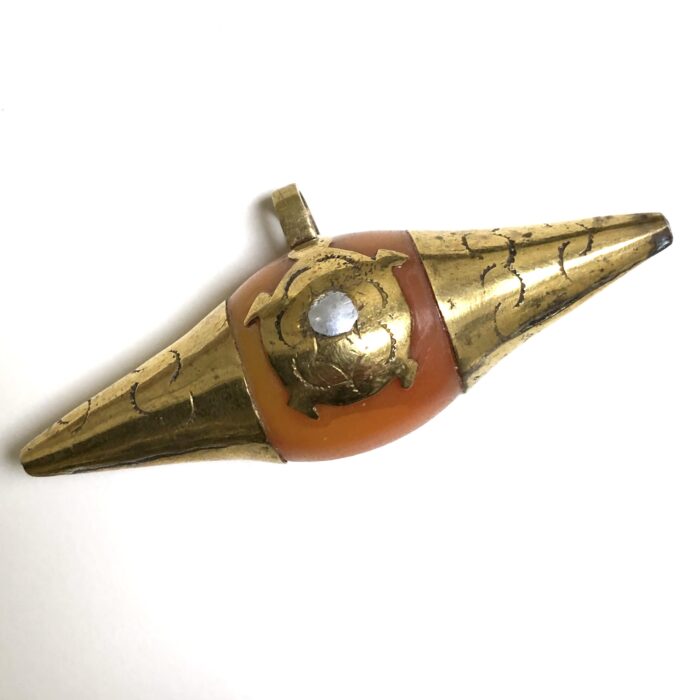 African Amber Pendant