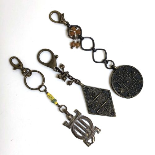 Brass Pendant Keychain