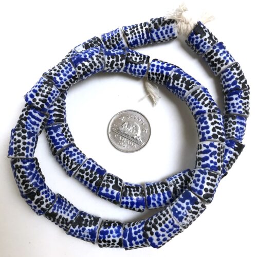 Handpainted Recycled Glass Beads