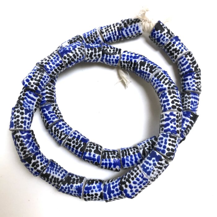 Handpainted Recycled Glass Beads