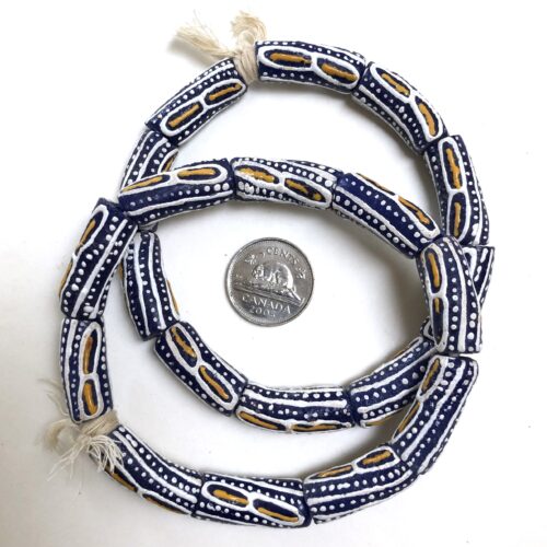 Handpainted Recycled Glass Beads