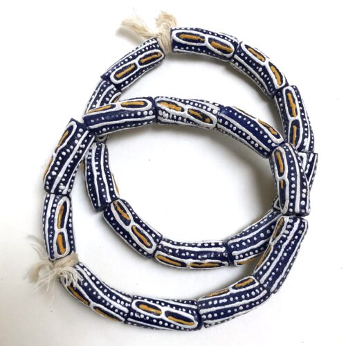 Handpainted Recycled Glass Beads